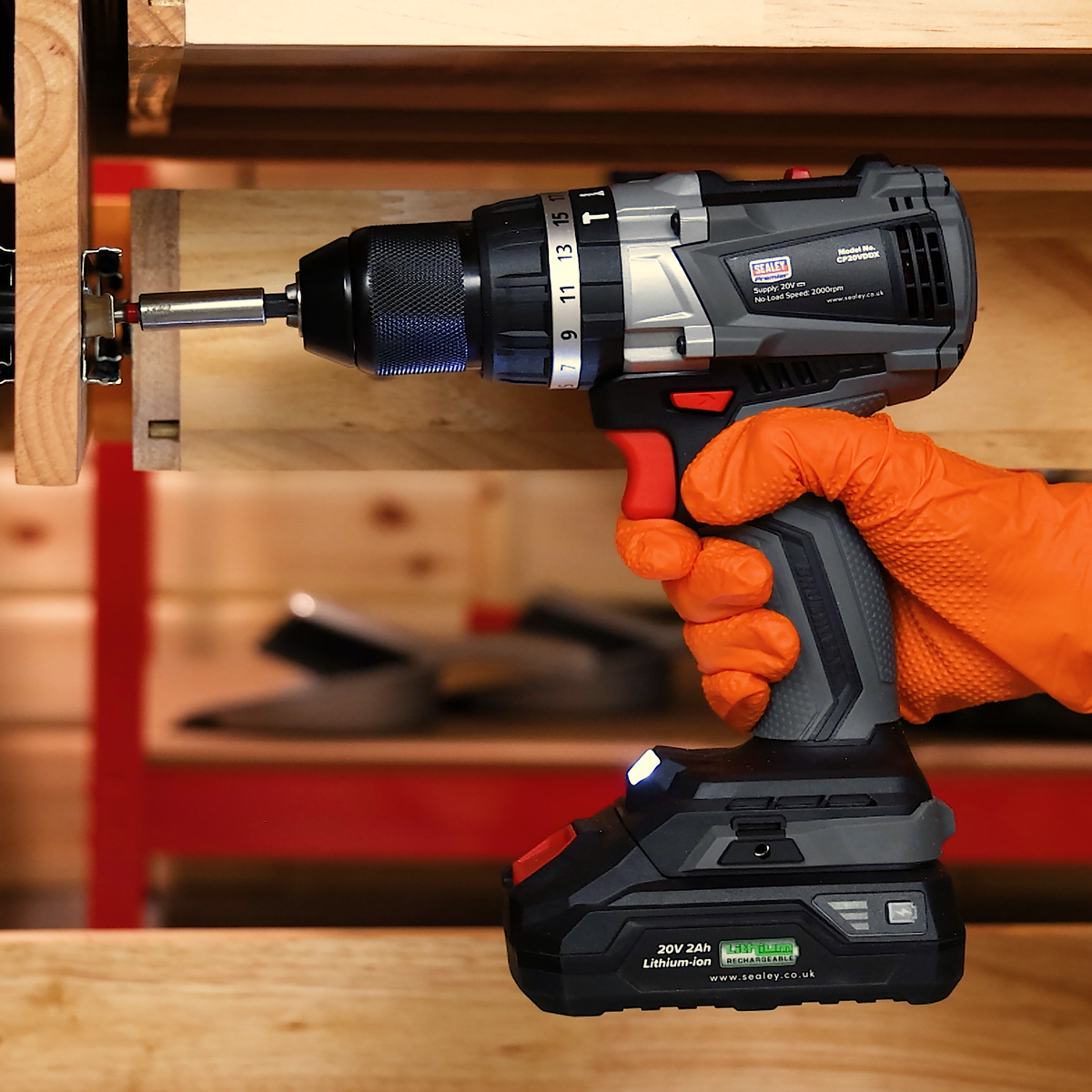 Premier CP20VDDXKIT Premier SV20 Series 13mm Brushless Cordless Combi Drill Kit 20V - 2 Batteries