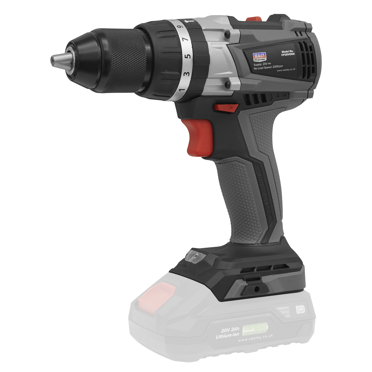 Premier CP20VDDXKIT Premier SV20 Series 13mm Brushless Cordless Combi Drill Kit 20V - 2 Batteries