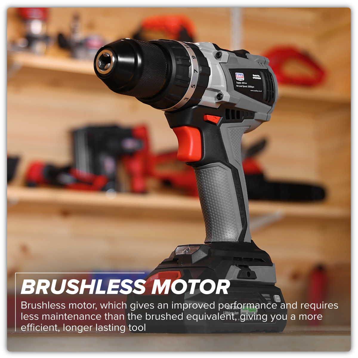 Premier CP20VDDX Premier SV20 Series 13mm Brushless Cordless Combi Drill 20V - Body Only