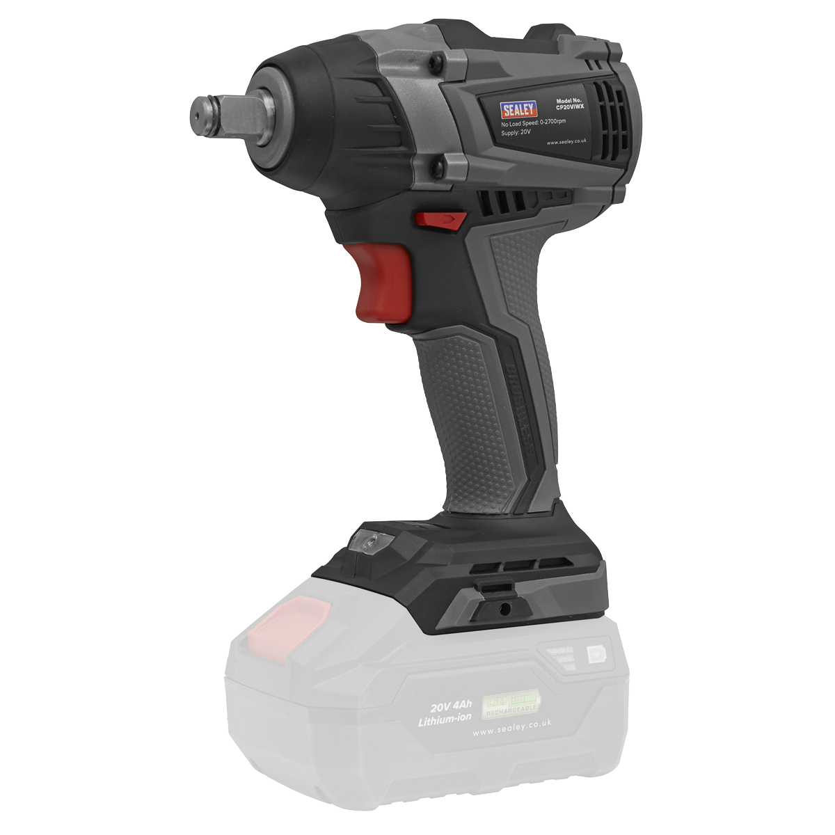 Premier CP20VIWXKIT1 Premier SV20 Series 1/2"Sq Drive Brushless Cordless Impact Wrench Kit 20V 4Ah