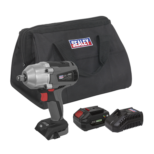 Premier CP20VPIWKIT1 Premier SV20 Series 1/2"Sq Drive Brushless Cordless Impact Wrench Kit 20V 4Ah