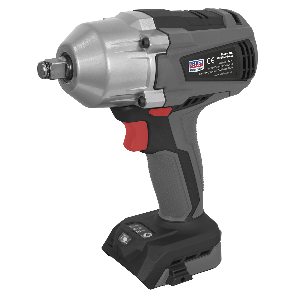 Premier CP20VPIW Premier SV20 Series 1/2"Sq Drive Brushless Cordless Impact Wrench 20V - Body Only
