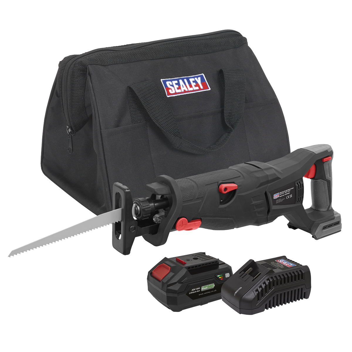 Premier CP20VRSXKIT1 Premier SV20 Series Brushless Cordless Reciprocating Saw 20V 4Ah Kit