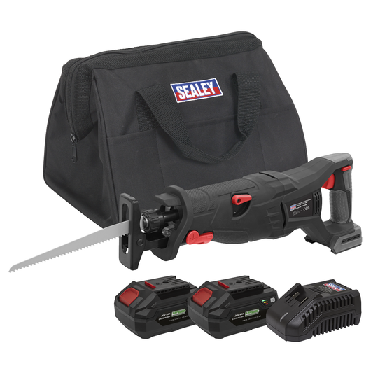 Premier CP20VRSXKIT Premier SV20 Series Brushless Cordless Reciprocating Saw 20V 4Ah Kit - 2 Batteries