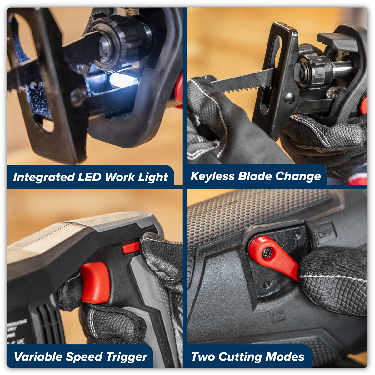 Premier CP20VRSX Premier SV20 Series Brushless Cordless Reciprocating Saw 20V - Body Only