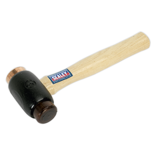 Premier CRF35 Premier Copper/Rawhide Faced Hammer with Hickory Shaft 3.5lb