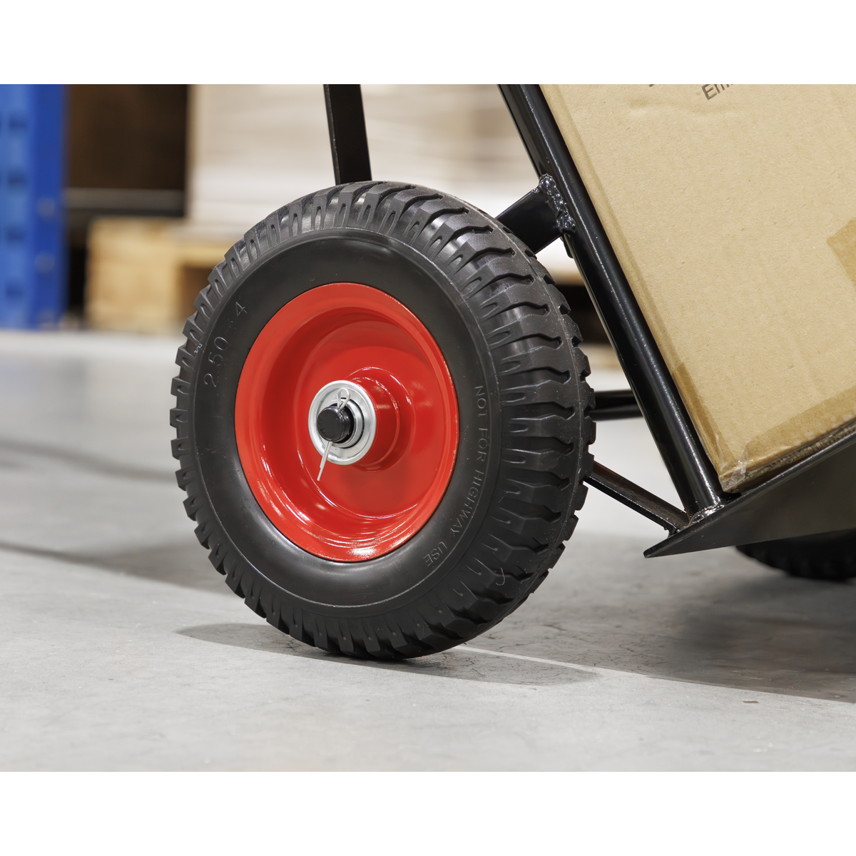 Premier CST983HD Premier Heavy-Duty Sack Truck with PU Tyres 200kg Capacity
