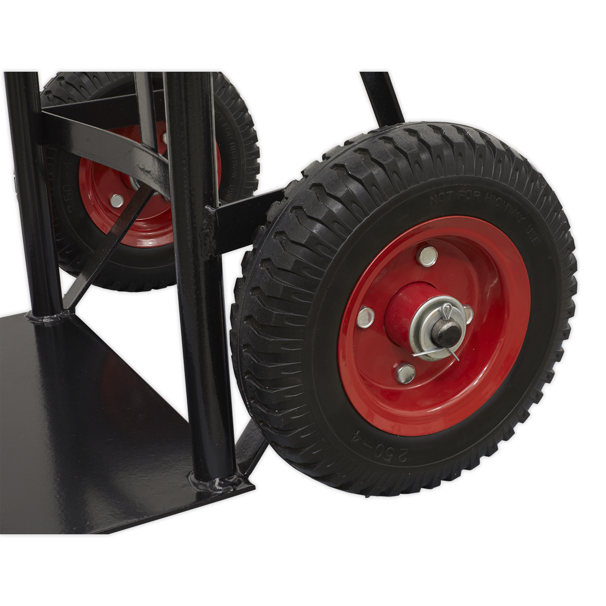 Premier CST983HD Premier Heavy-Duty Sack Truck with PU Tyres 200kg Capacity