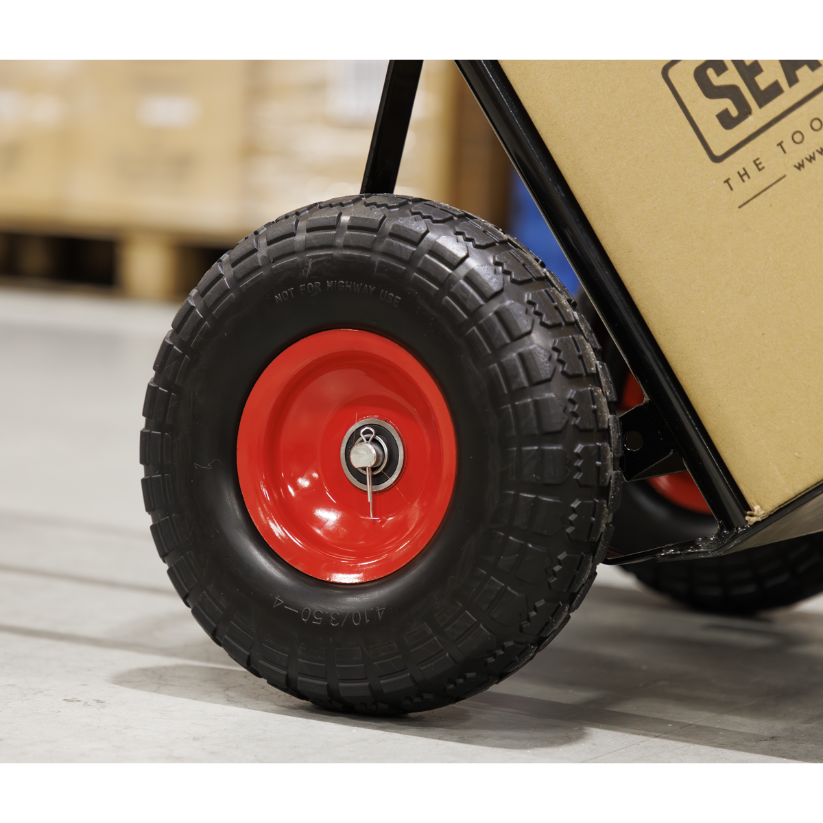 Premier CST987HD Premier Heavy-Duty Sack Truck with PU Tyres 250kg Capacity