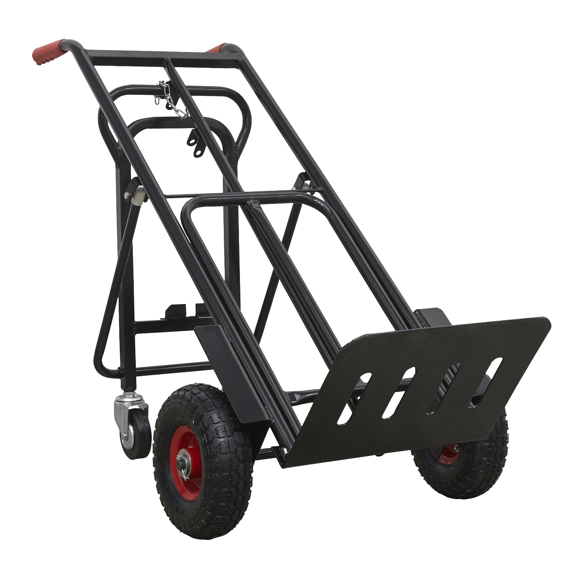 Premier CST989HD Premier Heavy-Duty 3-in-1 Sack Truck with PU Tyres 300kg Capacity