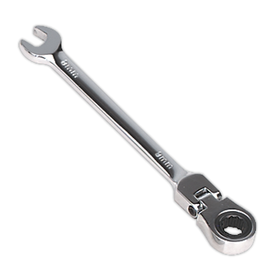 Premier FHRCW08 Premier Flexi-Head Ratchet Combination Spanner 8mm