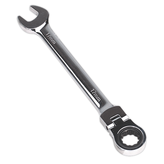 Premier FHRCW17 Premier Flexi-Head Ratchet Combination Spanner 17mm