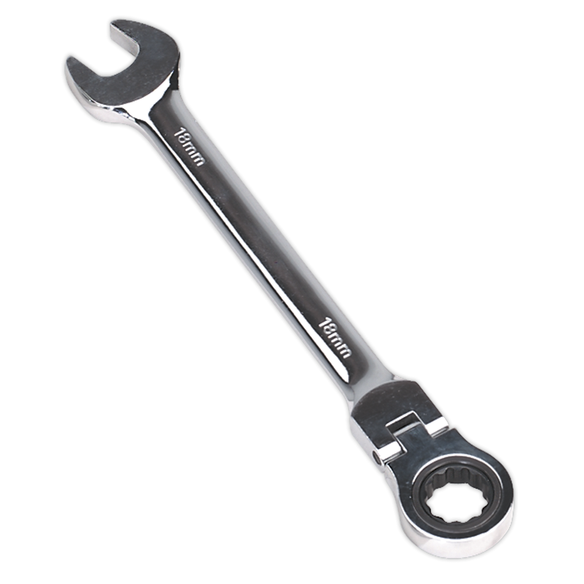 Premier FHRCW18 Premier Flexi-Head Ratchet Combination Spanner 18mm