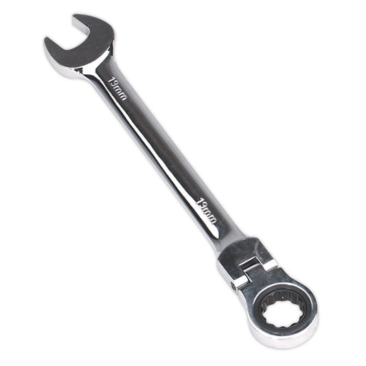 Premier FHRCW19 Premier Flexi-Head Ratchet Combination Spanner 19mm
