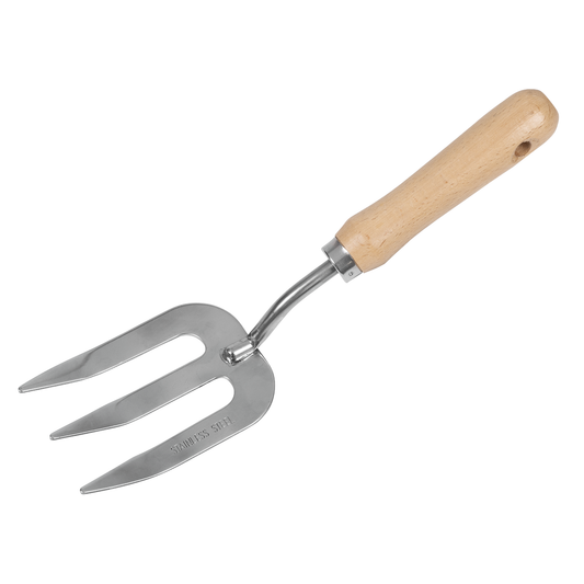 Premier GTWH007 Premier Garden Hand Fork with Ash Handle & Stainless Steel Tines