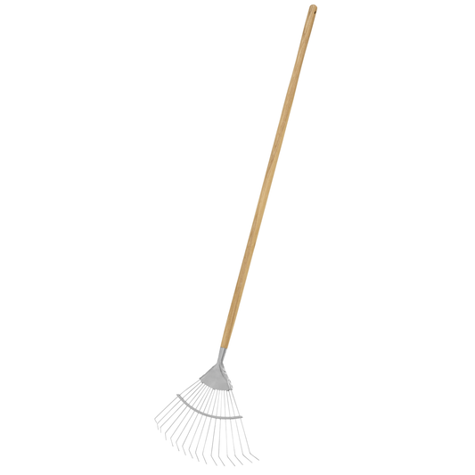 Premier GTWH010 Premier Lawn Rake with Long Ash Handle & Stainless Steel Tines