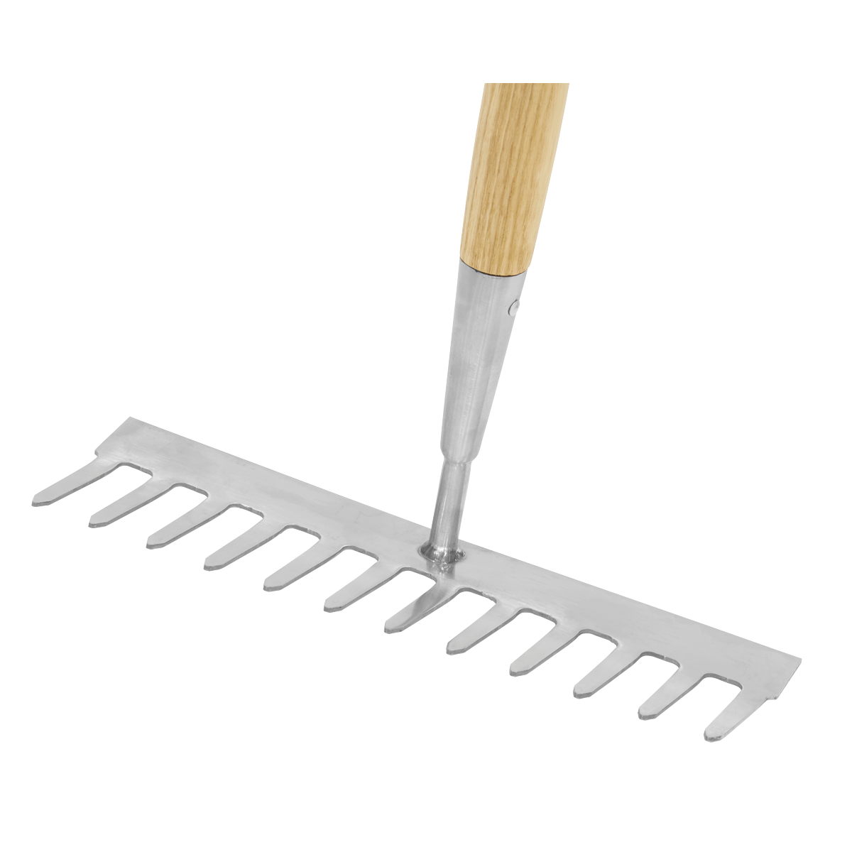 Premier GTWH011 Premier Garden Rake with Long Ash Handle & Stainless Steel Tines