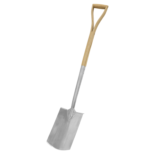 Premier GTWH015 Premier Digging Spade with Ash Y Handle & Stainless Steel Blade