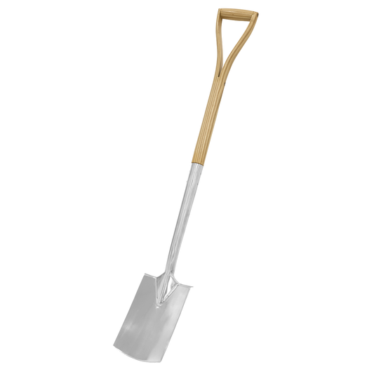 Premier GTWH017 Premier Border Spade with Ash Y Handle & Stainless Steel Blade