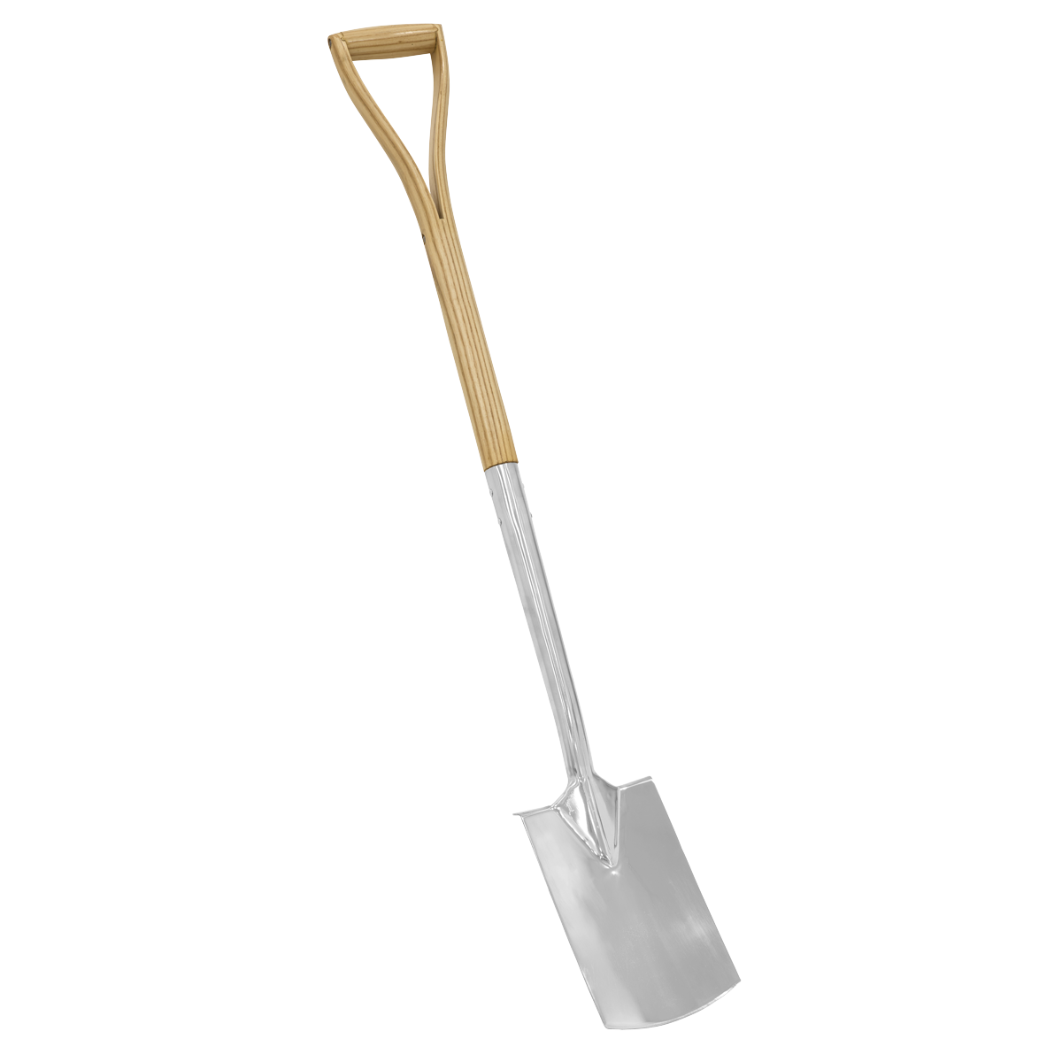 Premier GTWH017 Premier Border Spade with Ash Y Handle & Stainless Steel Blade