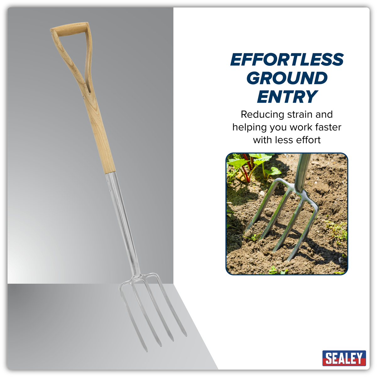 Premier GTWH018 Premier Border Fork with Ash Handle & Stainless Steel Tines