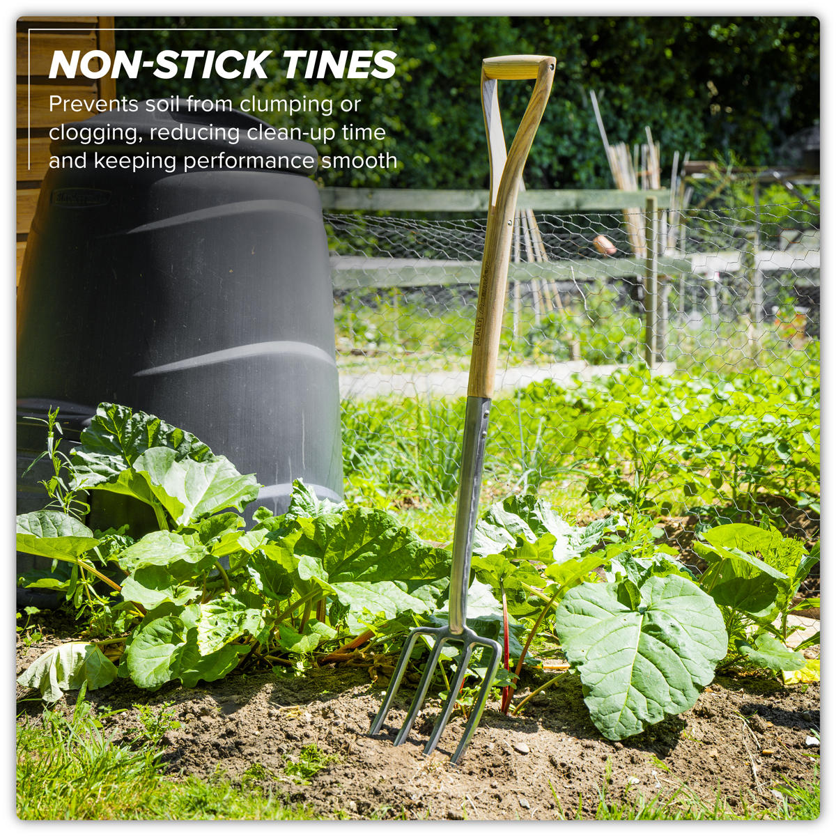 Premier GTWH018 Premier Border Fork with Ash Handle & Stainless Steel Tines