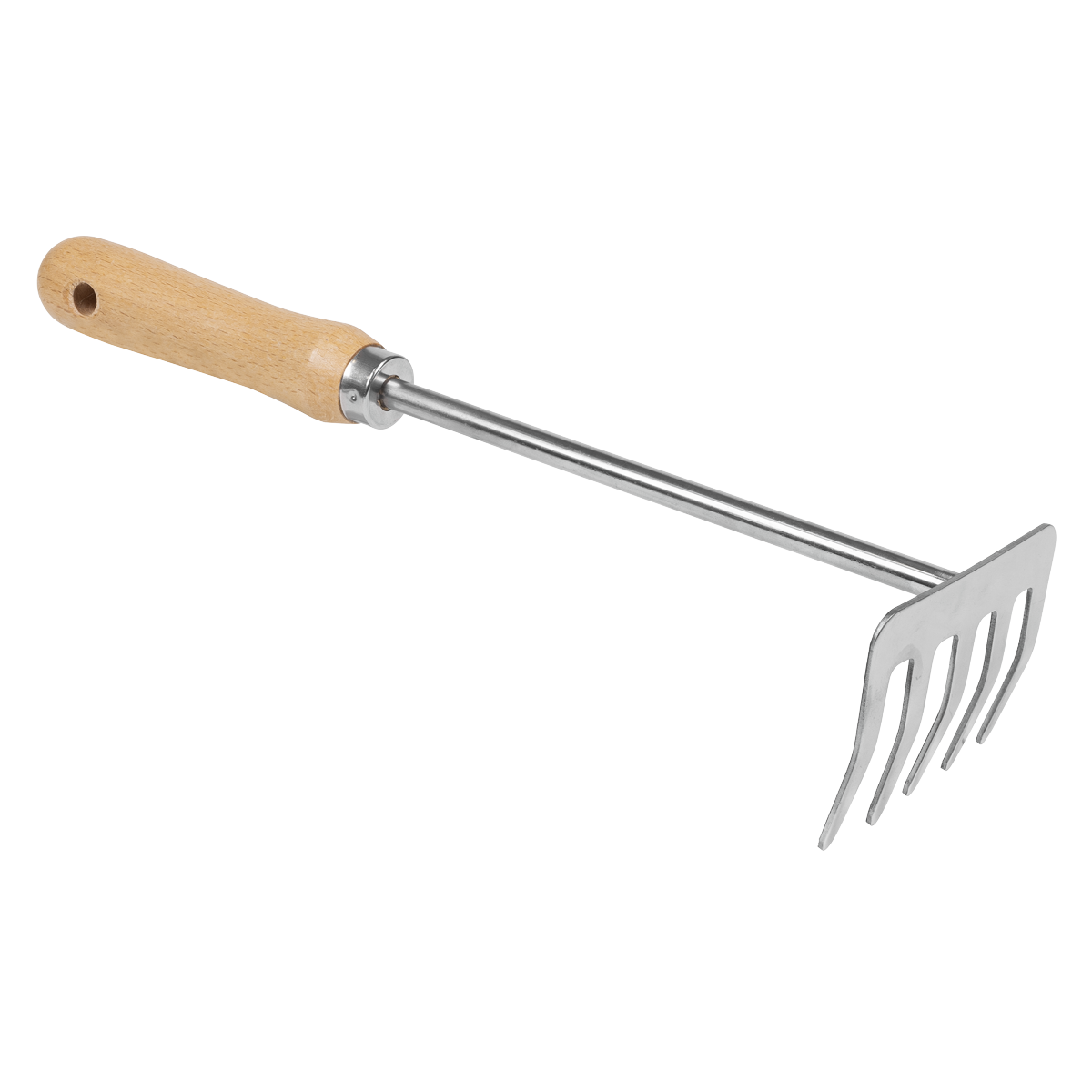Premier GTWH020 Premier Garden Hand Rake with Short Ash Handle & Stainless Steel Tines