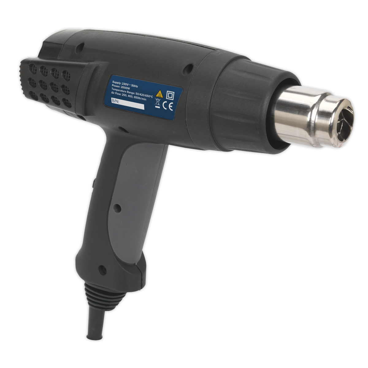 Premier HS100 Premier 1800W 3-Speed Heat Gun 50/420/650ºC
