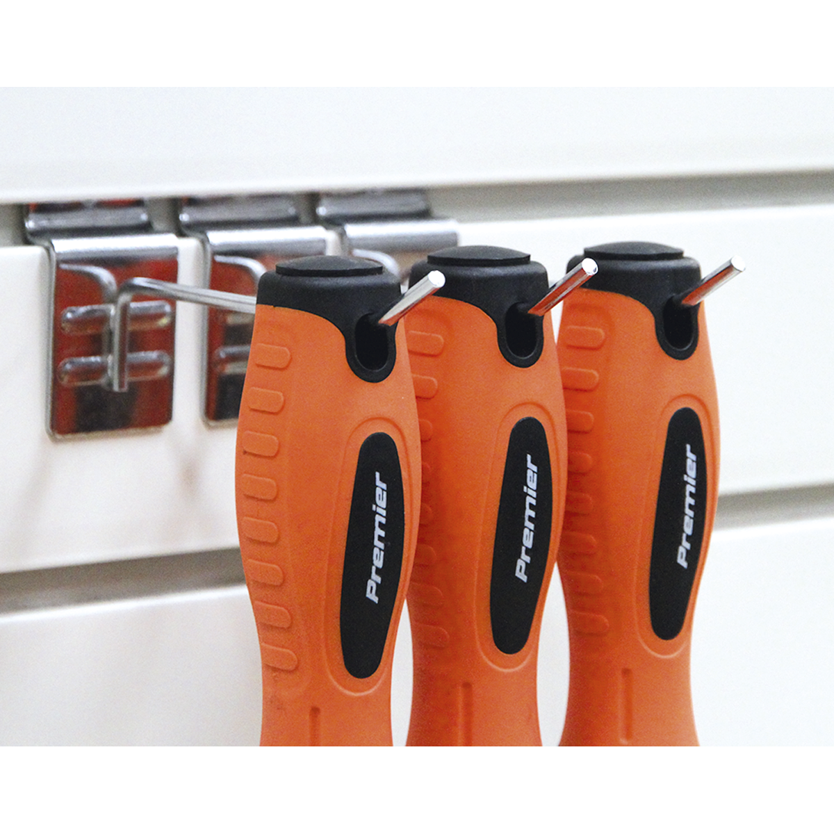 Premier HV003 Premier Screwdriver Set 8pc - Hi-Vis Orange