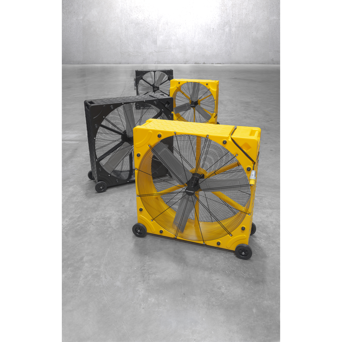 Premier HVD42110VPM Premier 42" Industrial High Velocity Rotomould Drum Fan 3-Speed 110V