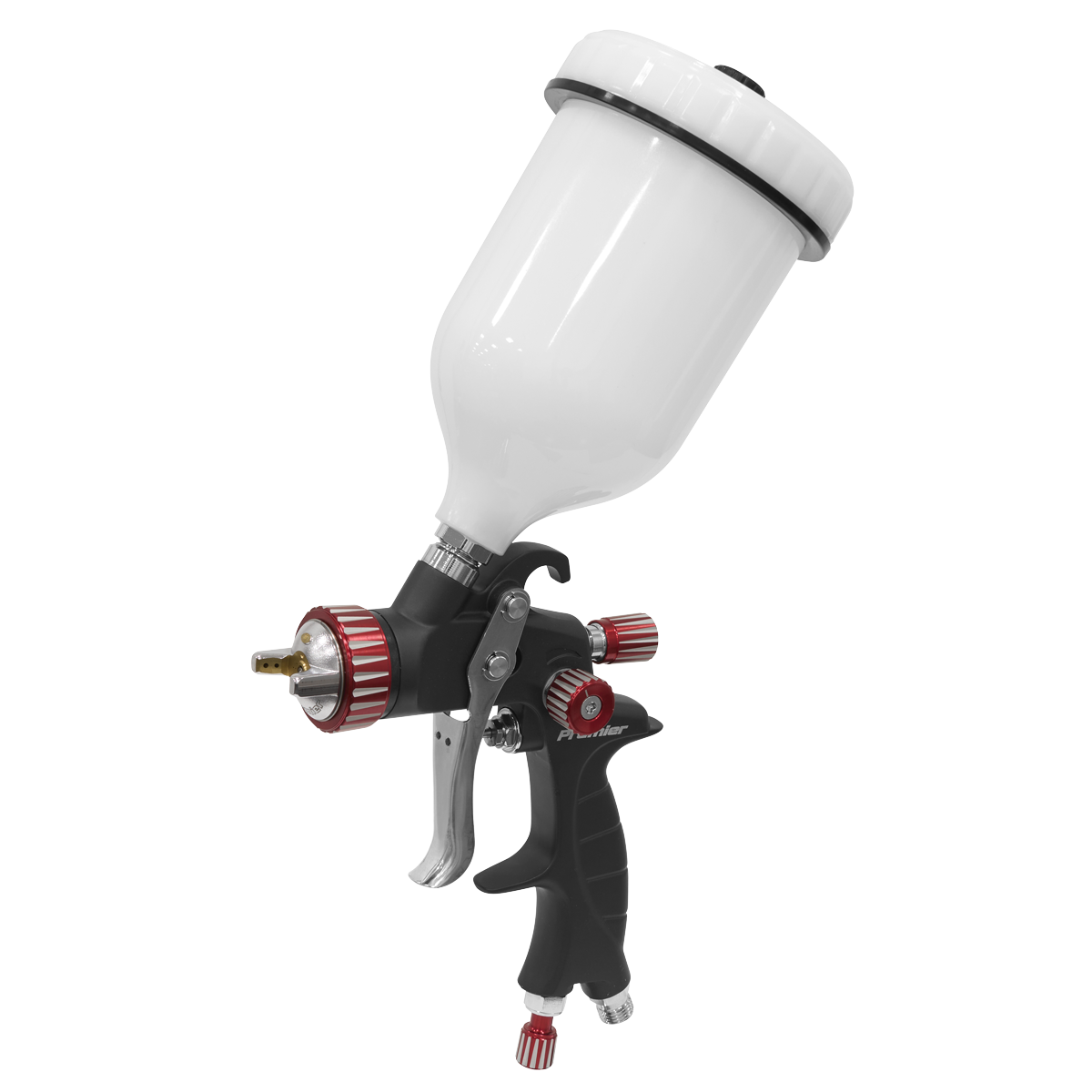 Premier HVLP01 Premier Professional HVLP Gravity Feed Spray Gun 1.3mm Set-Up