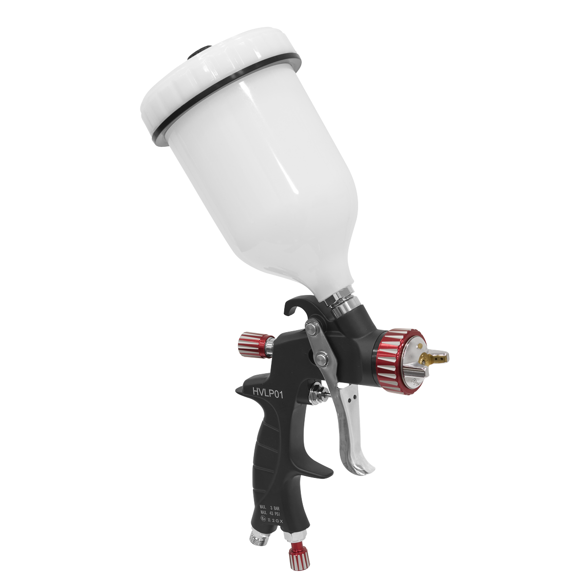 Premier HVLP01 Premier Professional HVLP Gravity Feed Spray Gun 1.3mm Set-Up