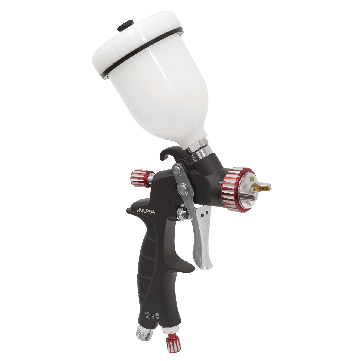 Premier HVLP04 Premier Professional HVLP Gravity Feed Touch-Up Spray Gun 1mm Set-Up