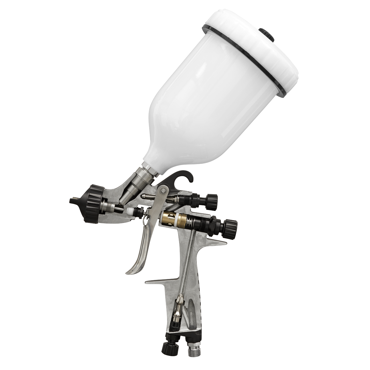 Premier HVLP05 Premier Professional HVLP Gravity Feed Spray Gun 1.3mm Set-Up