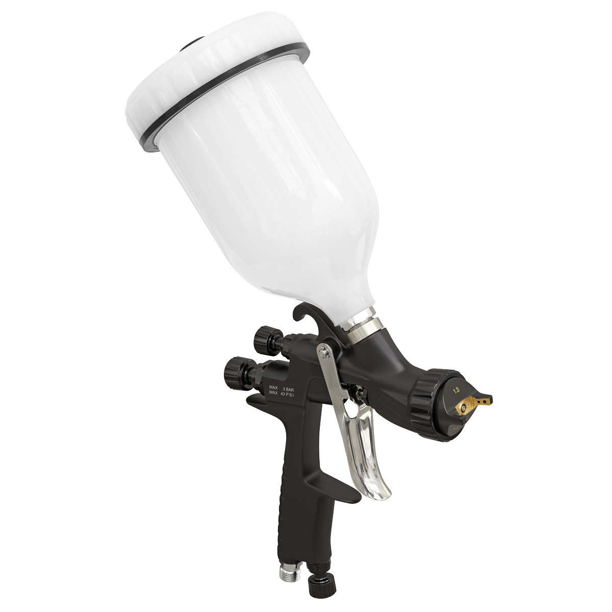Premier HVLP05 Premier Professional HVLP Gravity Feed Spray Gun 1.3mm Set-Up