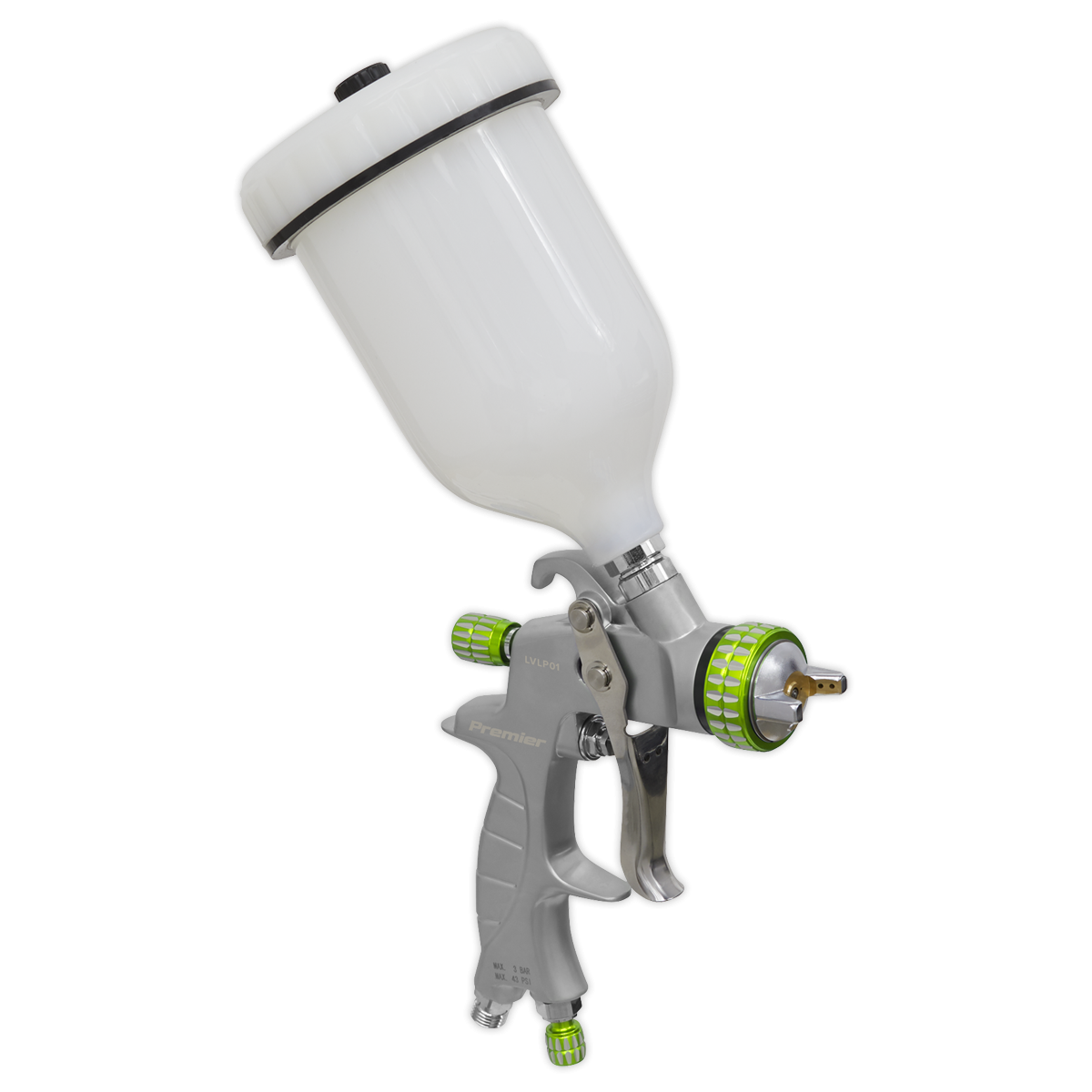Premier LVLP01 Premier Professional LVLP Gravity Feed Spray Gun 1.4mm Set-Up
