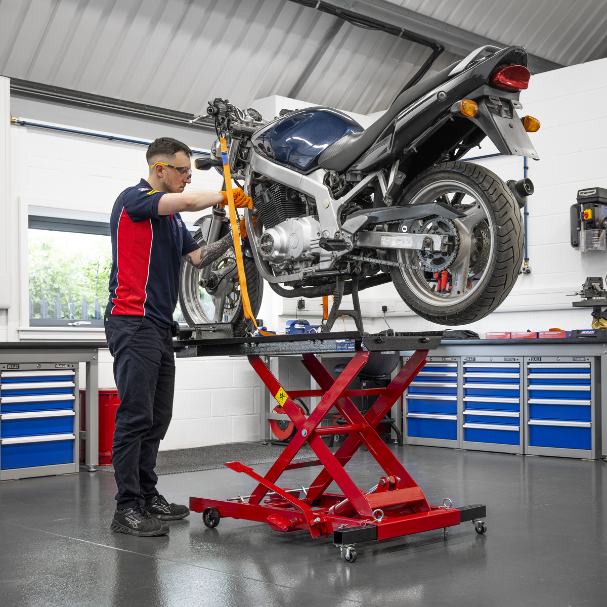 Premier MC365 Hydraulic Motorcycle Lift 363kg Capacity