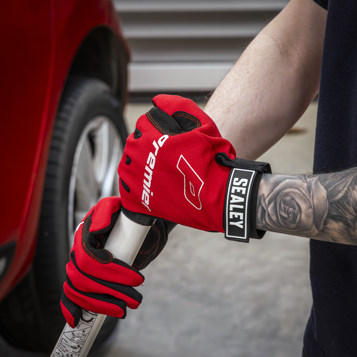 Premier MG796L Premier Mechanic's Gloves Padded Palm - Large Pair