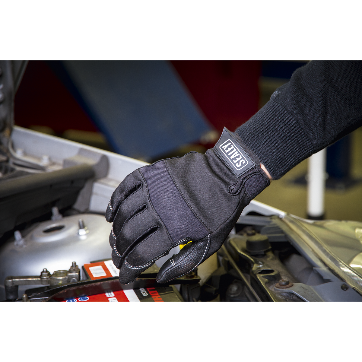 Premier MG798L Premier Light Palm Tactouch Mechanic's Gloves (9) - Large
