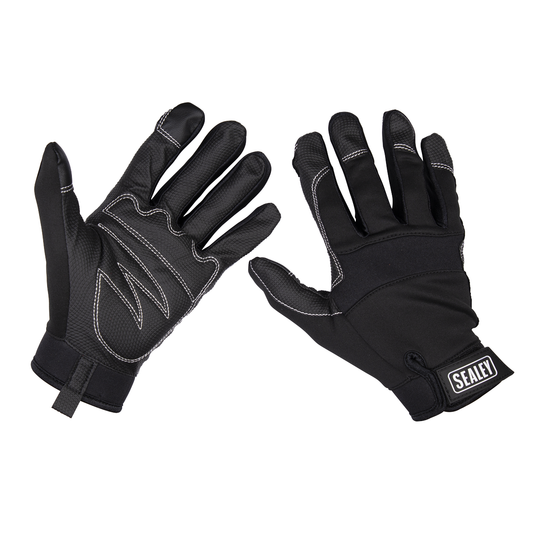 Premier MG798L Premier Light Palm Tactouch Mechanic's Gloves (9) - Large