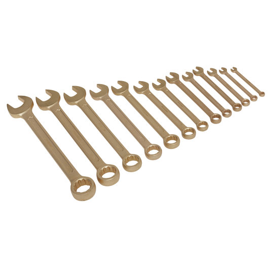 Premier NS001 Premier Non-Sparking Combination Spanner Set 13pc