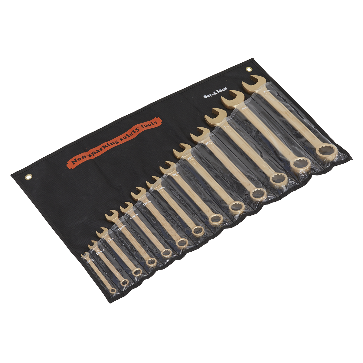 Premier NS001 Premier Non-Sparking Combination Spanner Set 13pc
