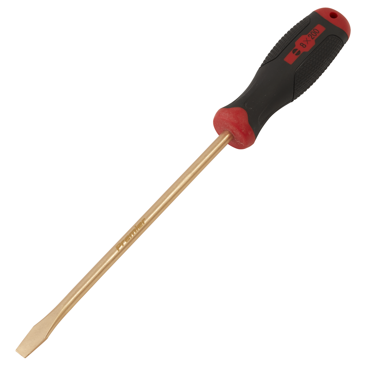 Premier NS095 Screwdriver Slotted 8 x 200mm - Non-Sparking