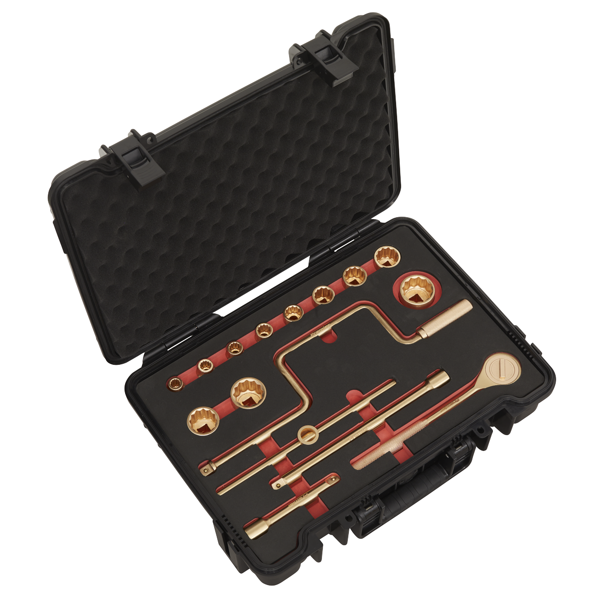 Premier NS124 Premier Non-Sparking Socket Set 1/2"Sq Drive 17pc
