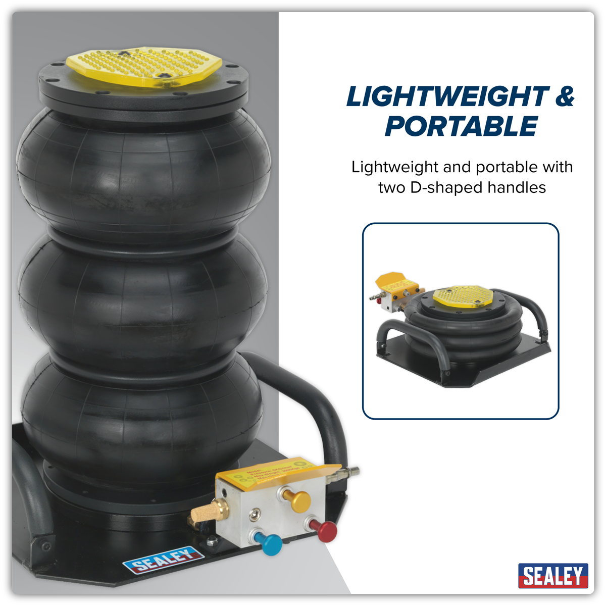 Premier PAFJ3S Premier Air Operated Fast 3-Stage Jack 3 Tonne