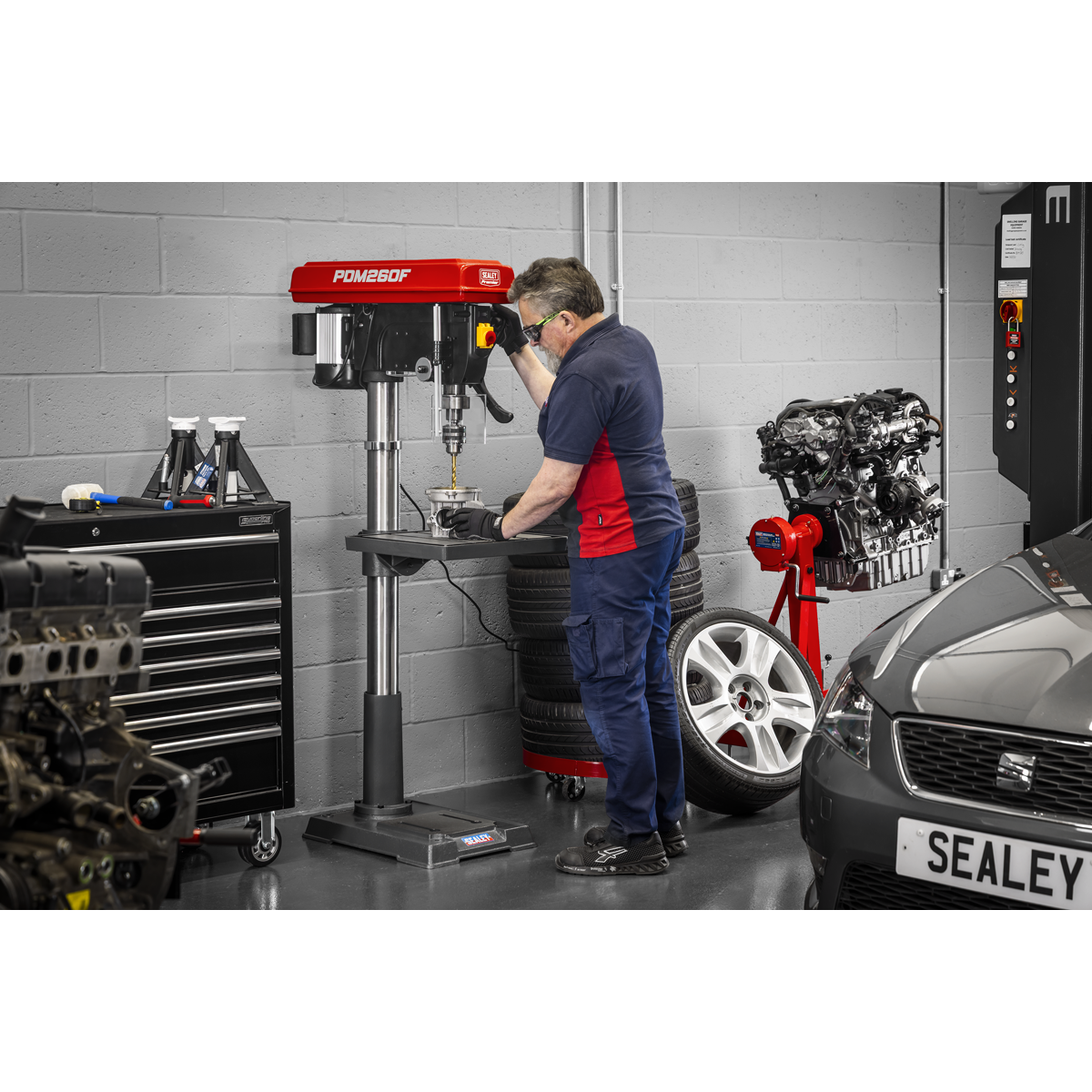 Premier PDM260F Premier Floor Standing Pillar Drill 12-Speed 1100W/230V