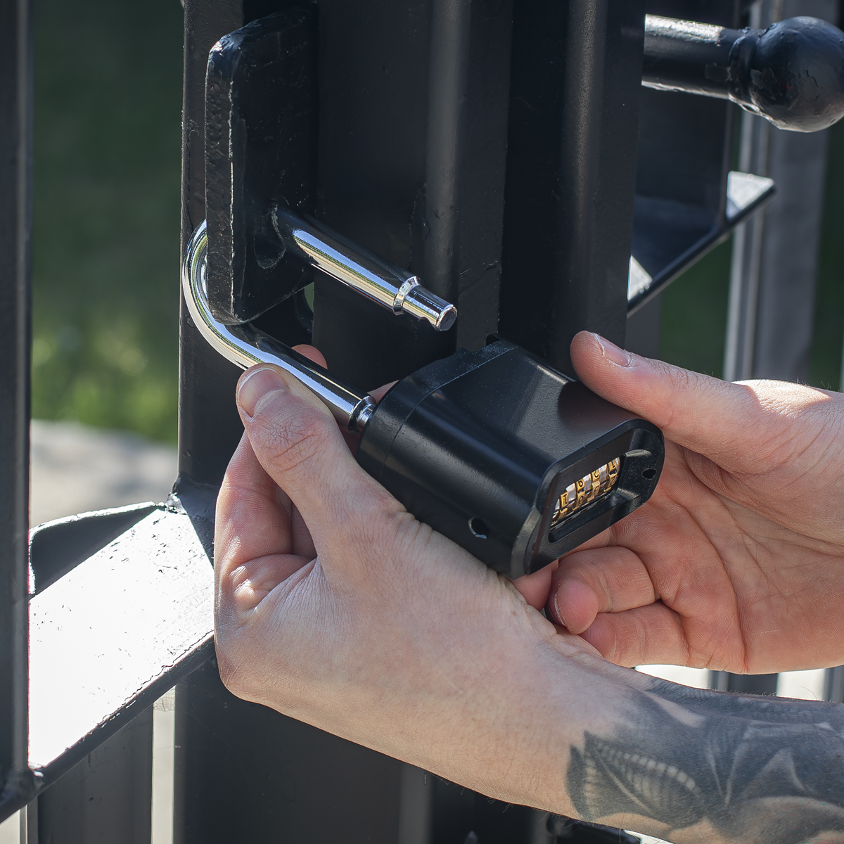Premier PL603L Premier™ Steel Body Combination Padlock Long Shackle 62mm