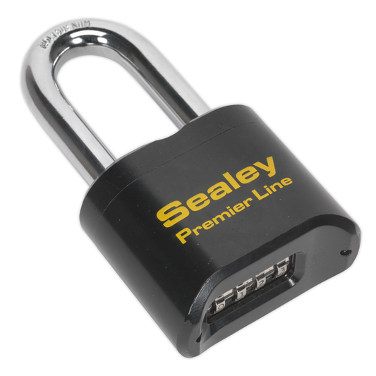 Premier PL603L Premier™ Steel Body Combination Padlock Long Shackle 62mm