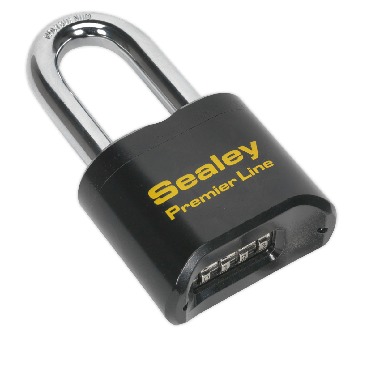 Premier PL603L Premier™ Steel Body Combination Padlock Long Shackle 62mm