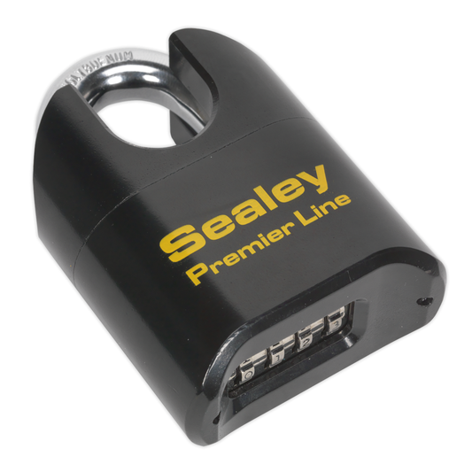 Premier PL603S Premier™ Steel Body Combination Padlock Shrouded Shackle 62mm